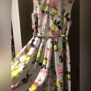 Liz Claiborne fit and flare sleeveless dress